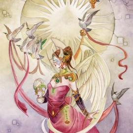 Stephanie的仙女插画作品欣赏