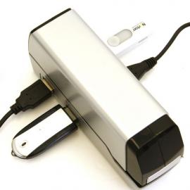 USB 集线器 + 电动订书机
