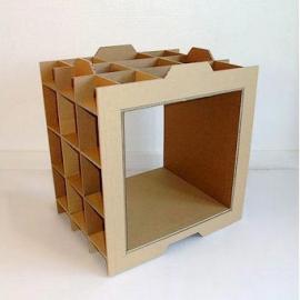 纸板书架
