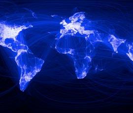 Facebook全球社交关系图