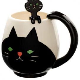 黑猫咖啡杯