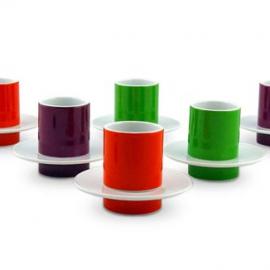 七彩咖啡杯