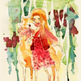 来自Nanako的一组非常清新可爱的漫画