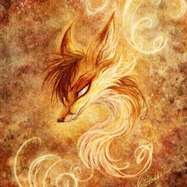 来自villasukka的一组以狐狸为主题的插画作品欣赏