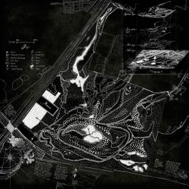 这是由瑞典建筑公司kjellgren kaminsky为唐山地震纪念公园提出的一个概念