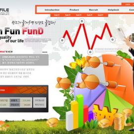 网页设计大师韩国网页设计模板-橙色-OR-011