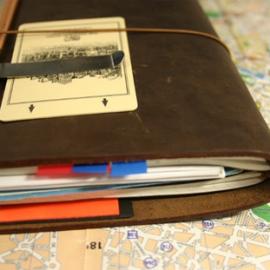 Midori Traveler's Notebook 皮质笔记本