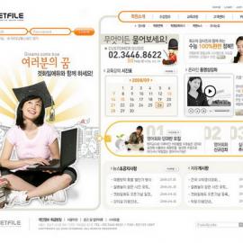 网页设计大师 韩国网页设计模板 - OR-031