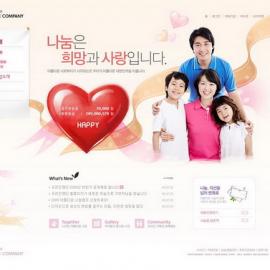 网页设计大师 韩国网页设计模板 - OR-036