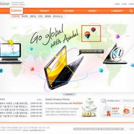 网页设计大师 韩国网页设计模板 - OR-037