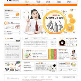 网页设计大师 韩国网页设计模板 - OR-061