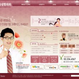 网页设计大师 韩国网页设计模板 红色系 - RED-002