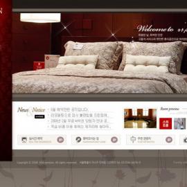 网页设计大师 韩国网页设计模板 红色系 - RED-030