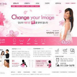 网页设计大师 韩国网页设计模板 红色系 - RED-035