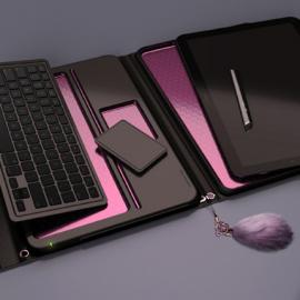 被分裂的笔记本电脑