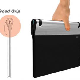 可翻阅的笔记本电脑