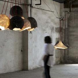 来自大自然的环保灯具：pulp-lamp