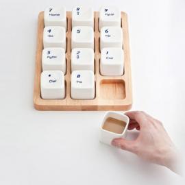 电脑小键盘造型咖啡杯