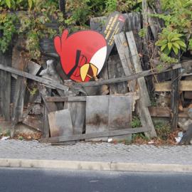 &Uacute;BLICO户外宣传：愤怒的小鸟