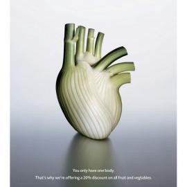 创意：人体器官与食物的密切关系