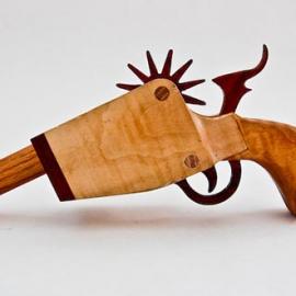 好玩的橡皮筋玩具手枪