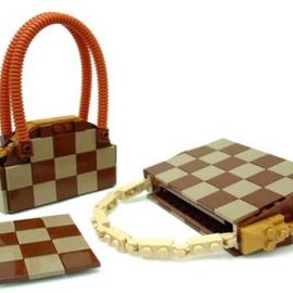 手工编制的玲珑LV包