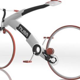 没有链条的简洁创意概念自行车