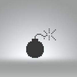 一系列简单的像素图标