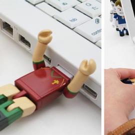 世界杯足球赛球员创意U盘