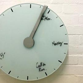 白板时钟安排你的日程