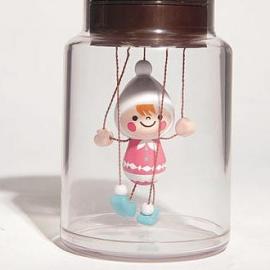 日本万代BANDAI装在瓶子里的可爱提线木偶KINTO