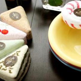 可爱造型甜点毛巾