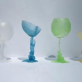 热蜡艺术玻璃酒杯