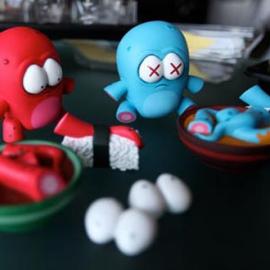 有趣的寿司公仔