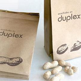 duplex双层花生纸袋