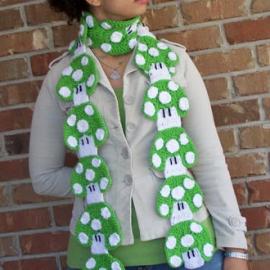 有趣的蘑菇围巾