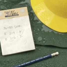 不怕水的便签本