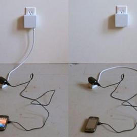 充满电会自动断掉的“蚂蟥”充电器