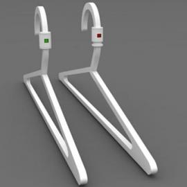 带红绿灯显示的衣架