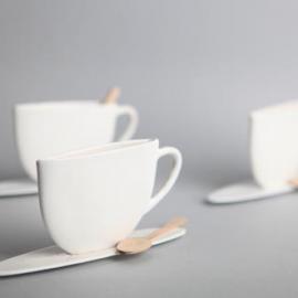 扁平咖啡杯
