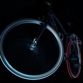 发光的自行车轮胎