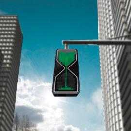 沙漏交通信号灯