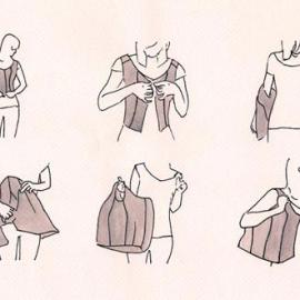 能穿在身上的袋子