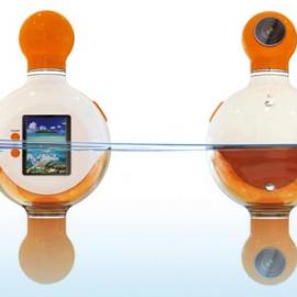 双镜头浮标式相机，水上水下同时拍