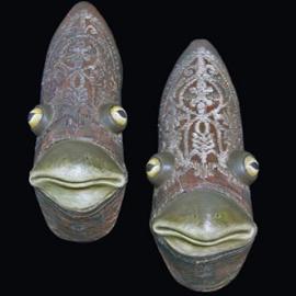 有着面孔的鞋子