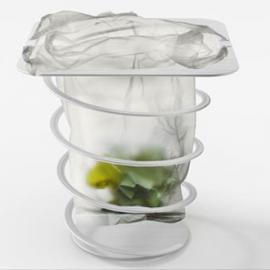 可伸缩的螺旋式垃圾桶