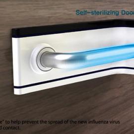 能自己灭菌的门把手