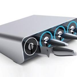 带锁的消毒刀架