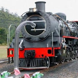 清理垃圾的火车