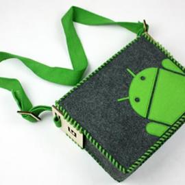 DIY Android安卓图标毛毡单肩包